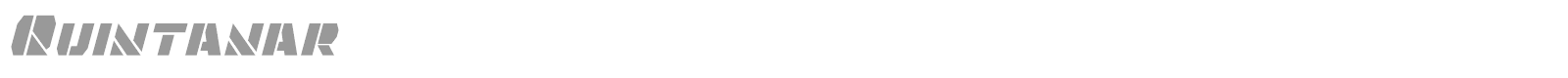 Quintanar font preview